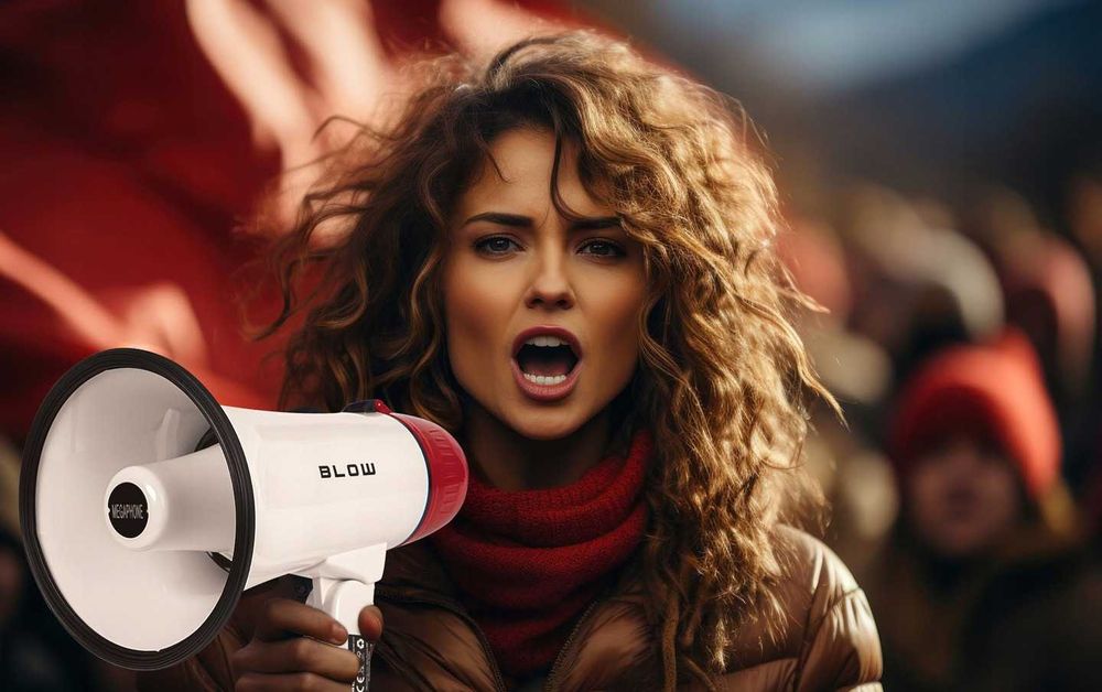 MEGAFON Głośny nagrywanie wzmacniacz głosu HORN Syrena 20W 108 dB