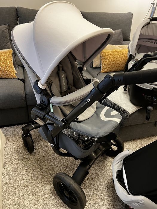 Carrinho + ovo concord neo cinza.