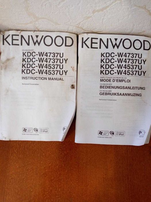 Автомагнітола Kenwood KDC-W4737U USB/CD, нова