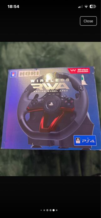 Volante+Pedais Novos PS4/PS5/PC