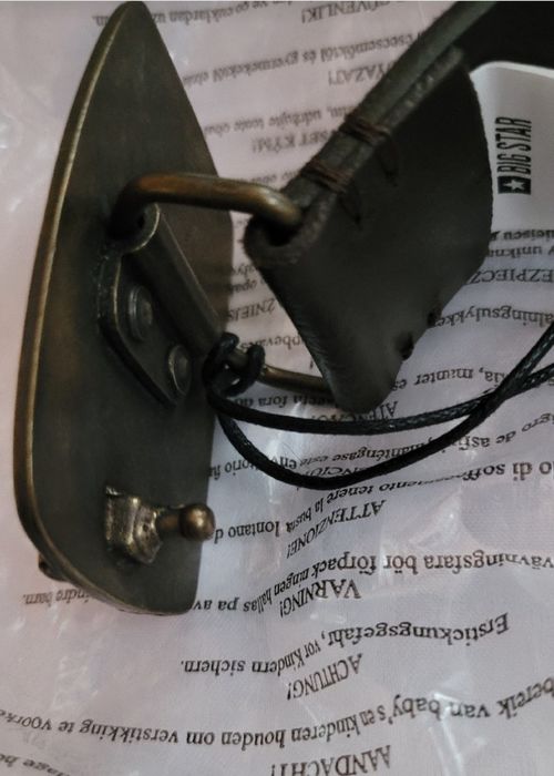 Pasek męski ze skóry Big Star