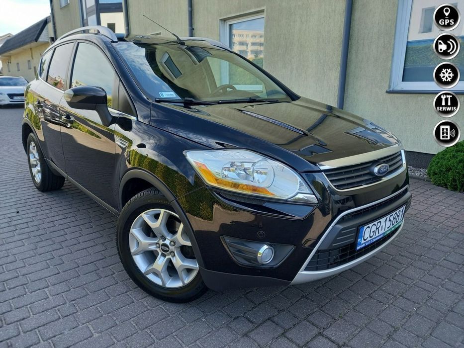 Ford Kuga 2.0Tdci 140KM Manual Navi Klima 2Kompl Kół Bezwypadkowa Zarejestrowana