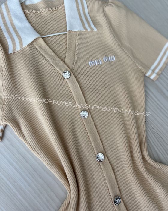 Сукня Miu miu, сукня з комірцем