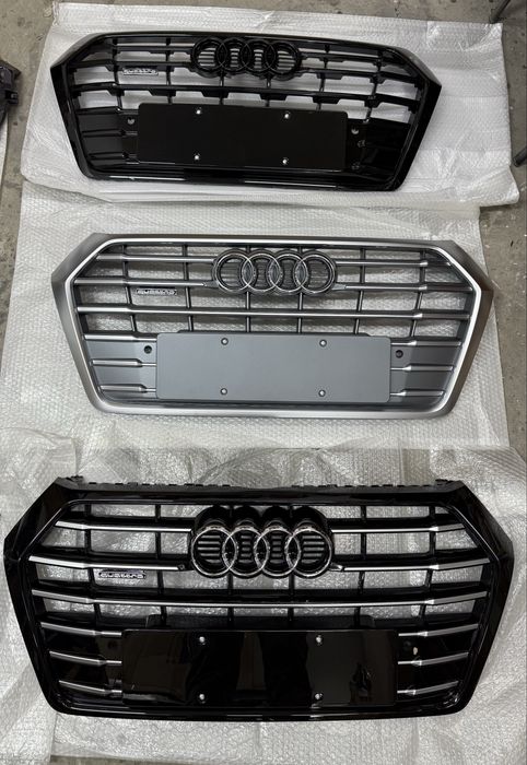 Решетка гриль grille audi q5 s-line 80a рест 2020+