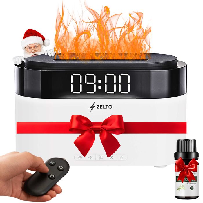 Nawilżacz Powietrza Ultradźwiękowy Dyfuzor Kominek 2.0 Na Prezent