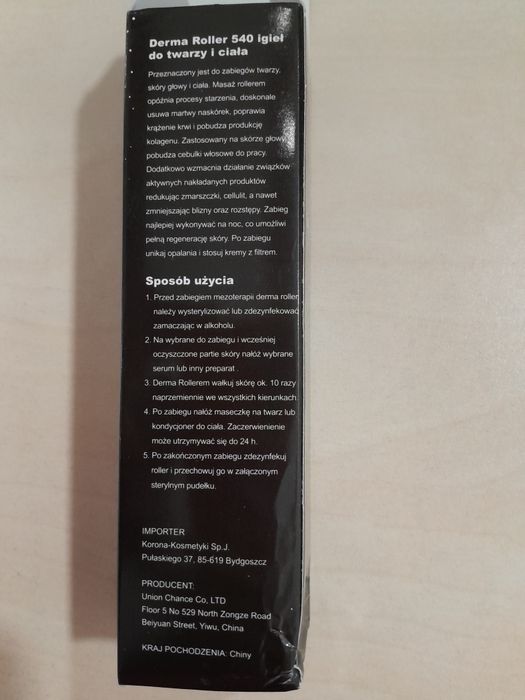 Мезоролер на 540 титанових голок 2.5 мм