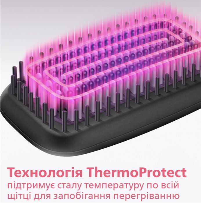 Електрогребінець PHILIPS BHH880/00 / расческа - утюжок