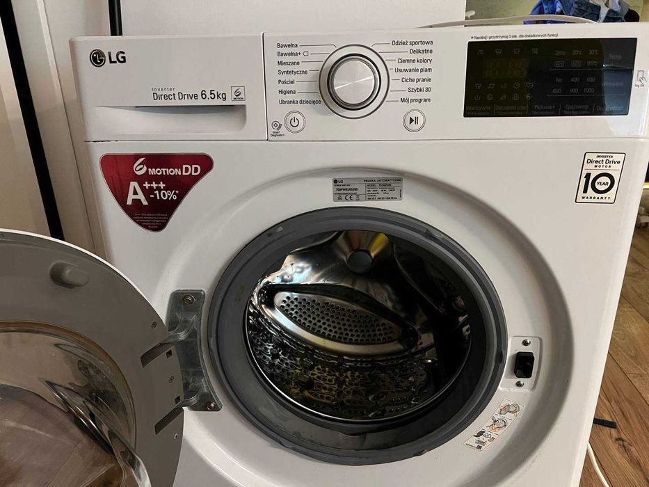 Pralka LG SLim, wsad 6.5 kg, 6 Motion / Direct Drive
