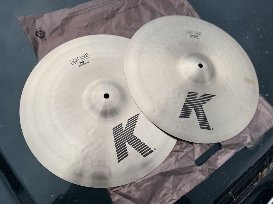 ++ Talerze ZILDJIAN K Light Hi-Hat 15" - NOWY - PERKUSJA ++
