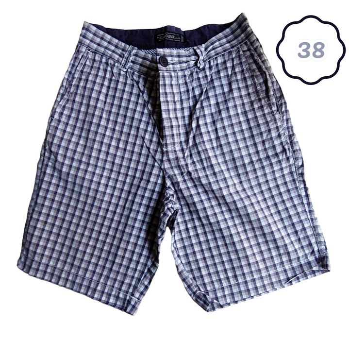Calções Corsários Xadrez Pull & Bear 38