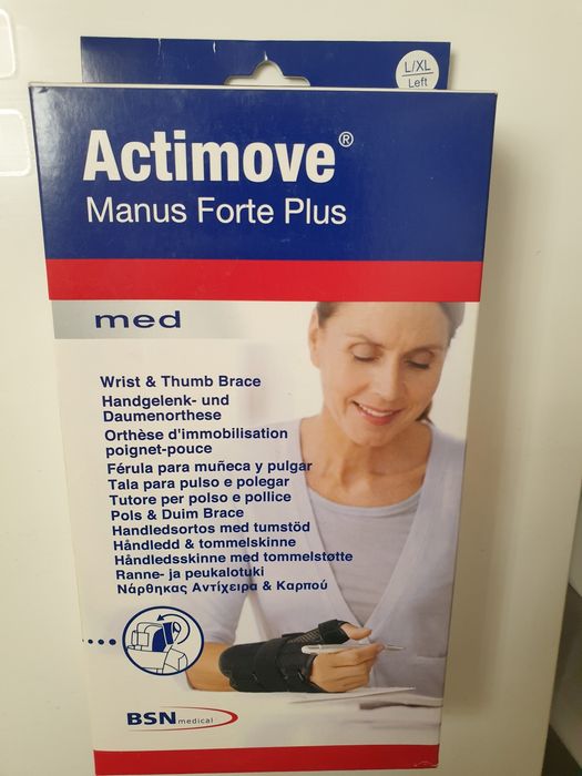 Orteza nadgarstek z kciukiem L/XL lewa