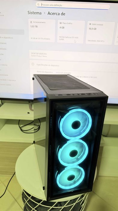 PC Gamer RGB i5 9400f 16GB GTX 1650 Super SSD