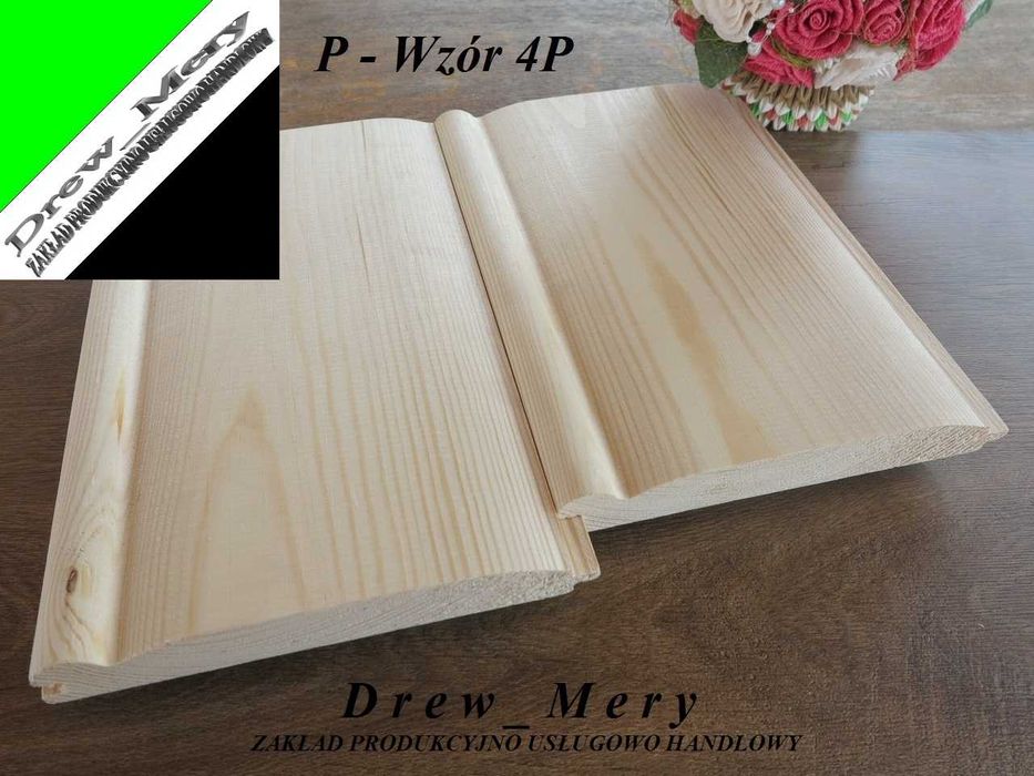 Deska Tarasowa Ryflowana Gr.22x145 / Schody Ogrodzenie Podbitka Półbal