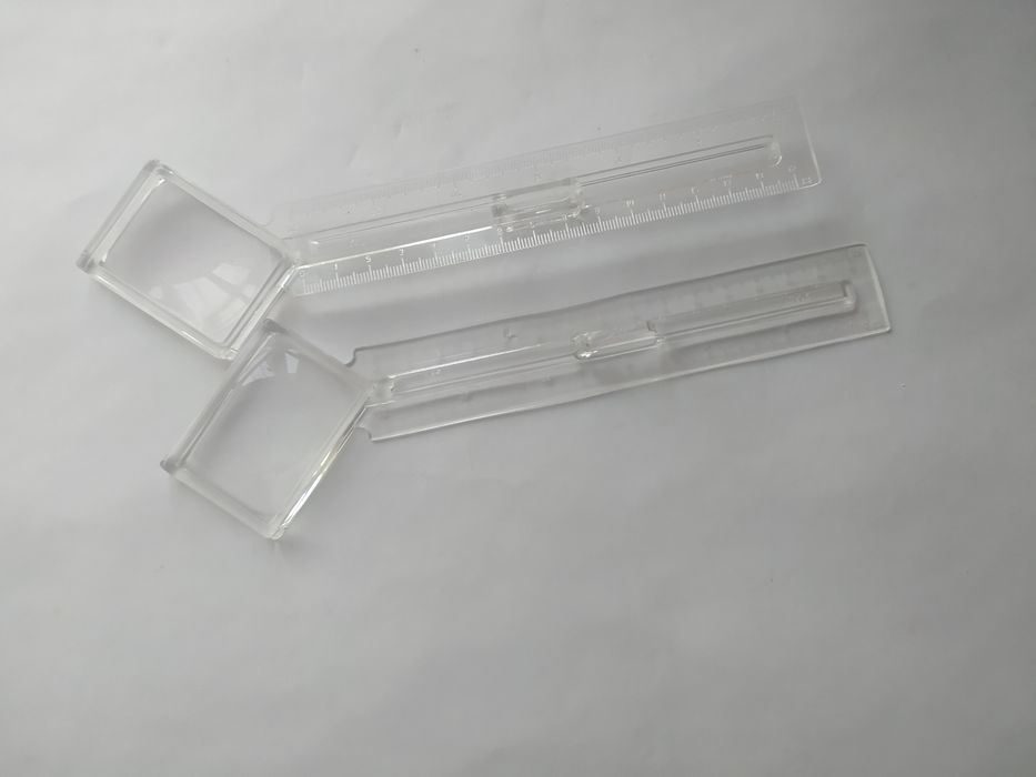 Линейка с лупой. Новые. СССР.