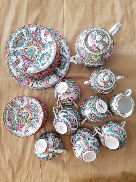 Serviço de chá mandarim década de 60