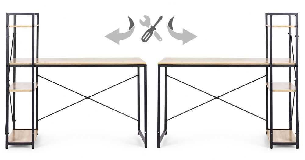 NOWE Biurko Gamingowe Metalowe Komputerowe Meble Biurowe FV