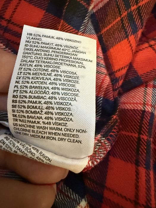 Koszula chlopięca w kratę