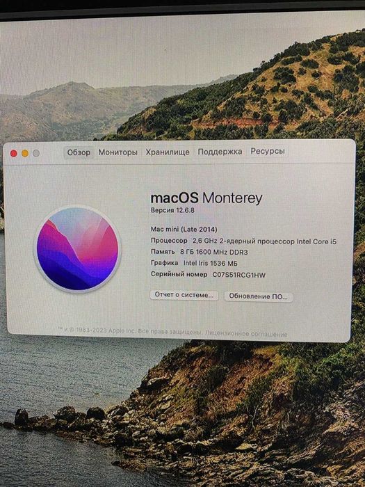 Mac mini A1347 2014 i5 8gb 256 SSD + клавиатура в подарок