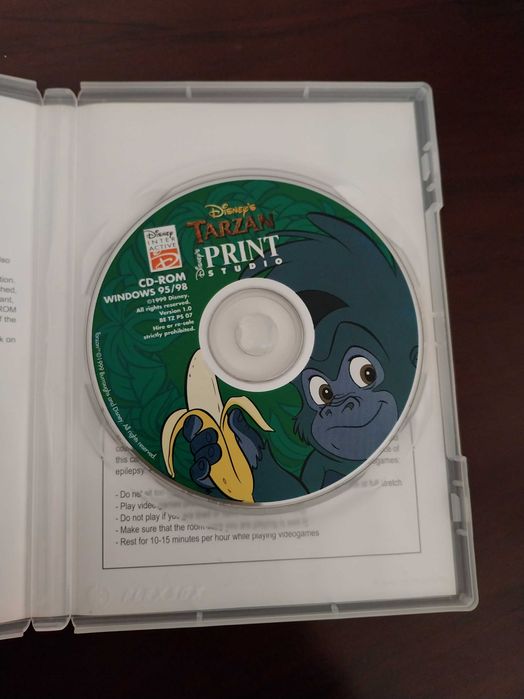 CD desenhos e animações Tarzan - ótimo para festas, convites, merchandising