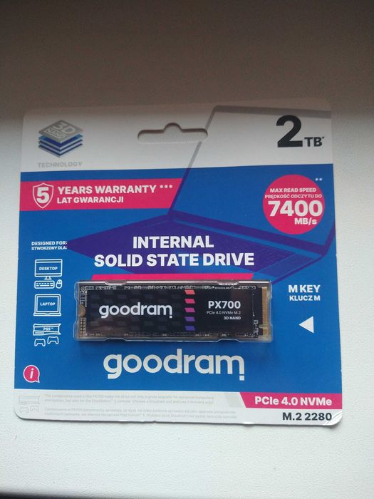SSD диск Goodram PX700 2TB  PCIe 4.0 x4