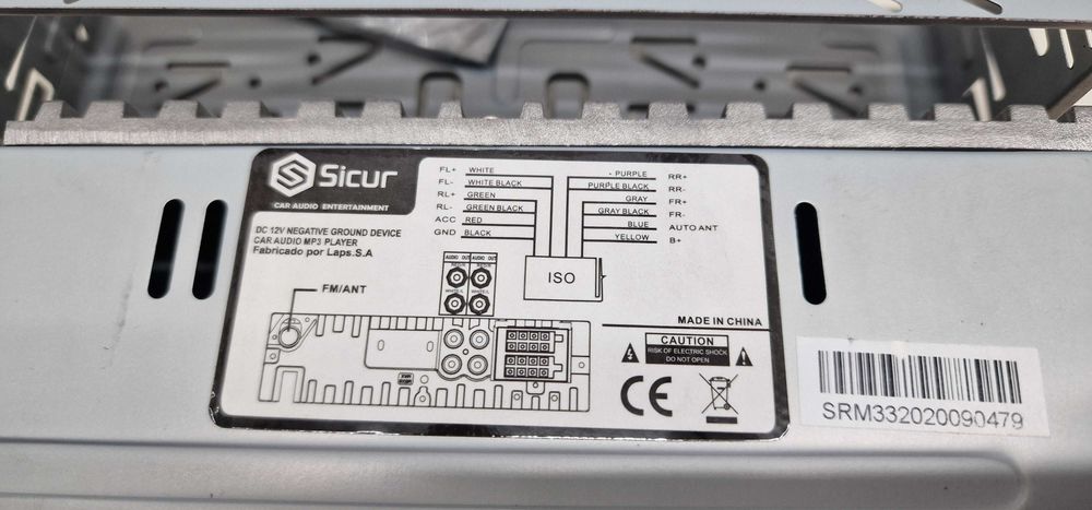 Gravador de rádio Sicur Novo