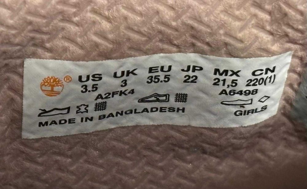 Botas Impermeáveis Timberland® Júnior| Diamonds and Pearls