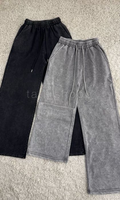 Прямі штани варенка трикотаж