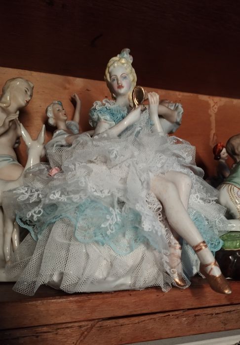 Балерина с зеркальцем. На вершине Успеха, 22 см, Lippelsdorf, Германия