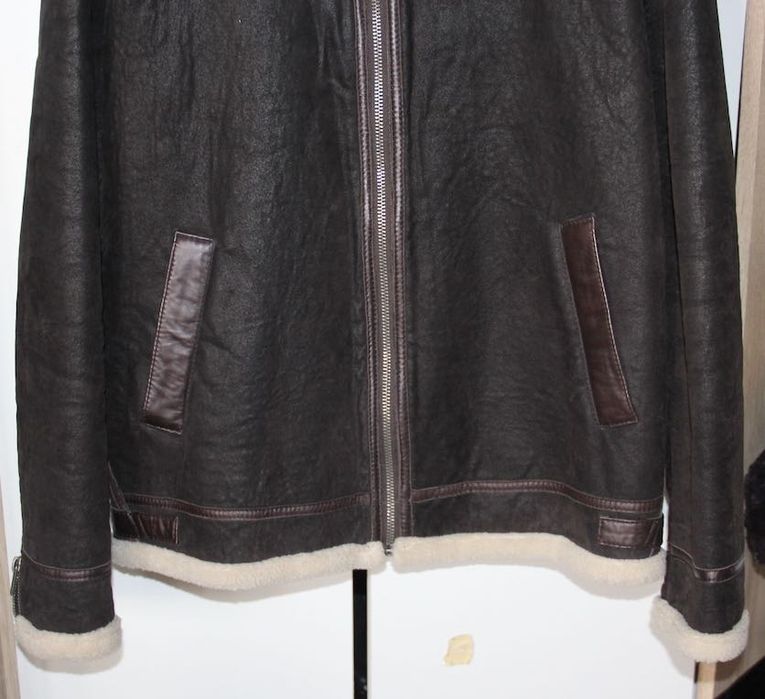 OCHNIK kożuch kożuszek męski kurtka skóra skórzaną xl