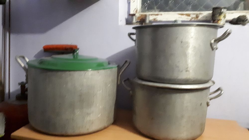 Виварки, кастрюля велика, емаль та чугунні