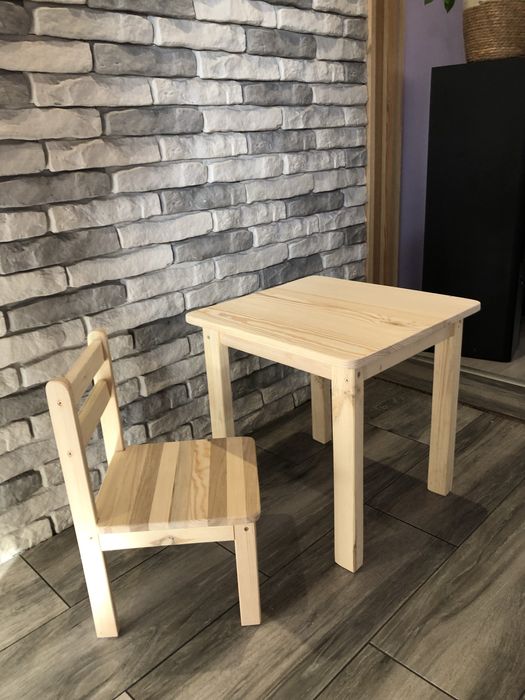 Stolik i krzeselko dla dzieci
