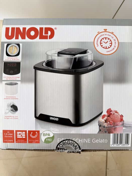 Maszynka do lodów UNOLD Gelato 48855. Stan idealny.