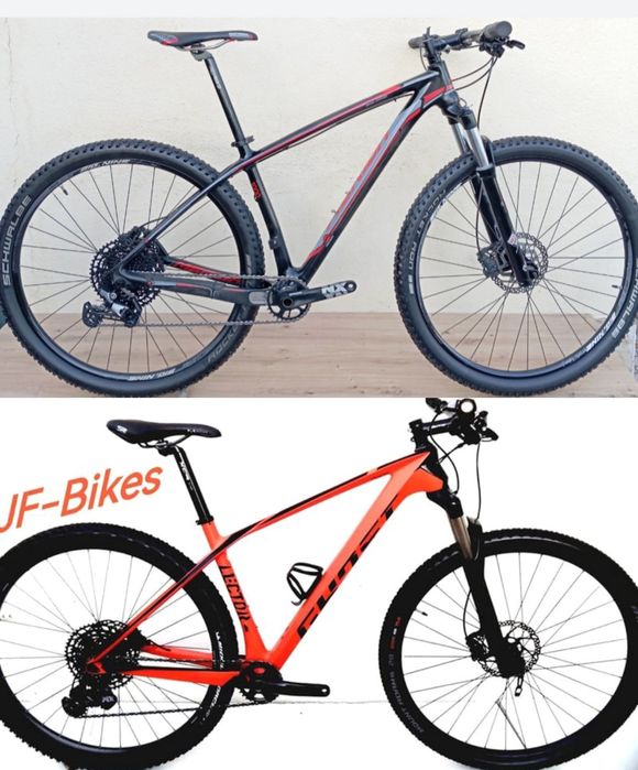 JF-Bikes duas Bicicleta Carbon 29 12v Merida big nine1000/Ghost Lector