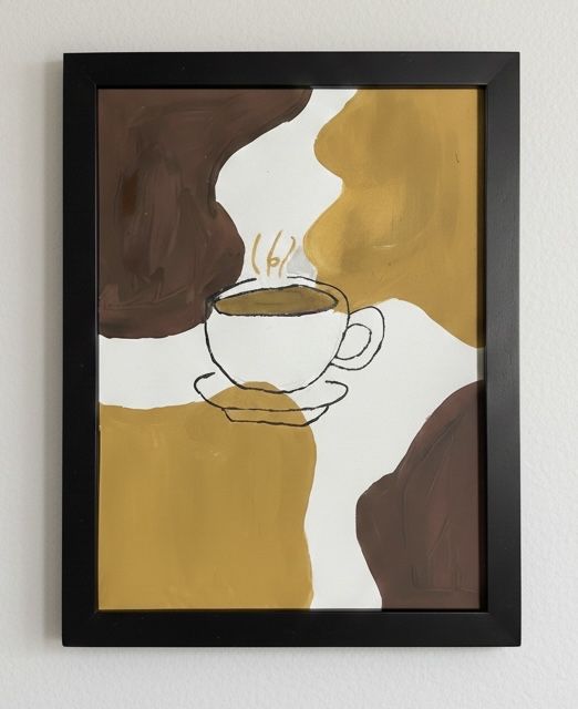 Картина кавова ручної роботи