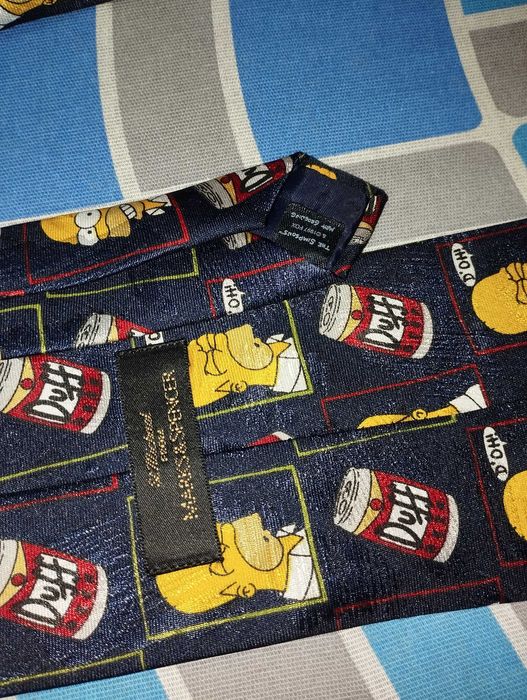 Краватка/ галстук Simpsons Homer Duff Necktie (Marks and Spencer)