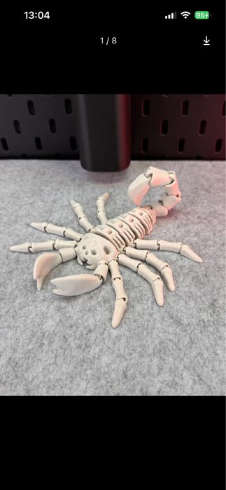 Skorpion flexi ozdoba terrarium