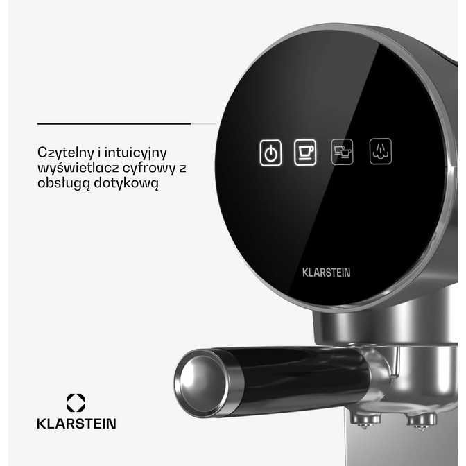Dotykowy Ekspres ciśnieniowy Furore Klarstein 20Bar Nowy Wada N5