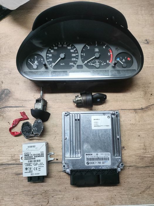 BMW E46 2.0D 150km M47 zestaw startowy komputer