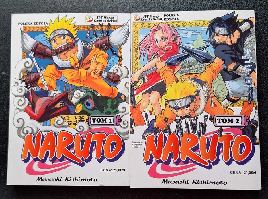 Manga Naruto tom 1 i 2