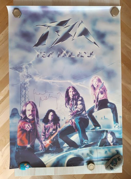 TSA plakat 1982 rok z autografami