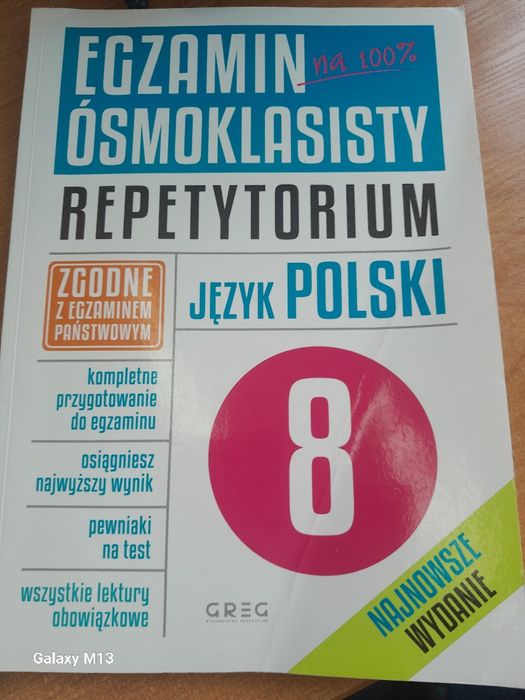 Egzamin ósmoklasisty polski. Repetytorium GREG