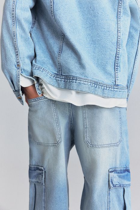 Dżinsy Loose Fit Straight Leg H&M