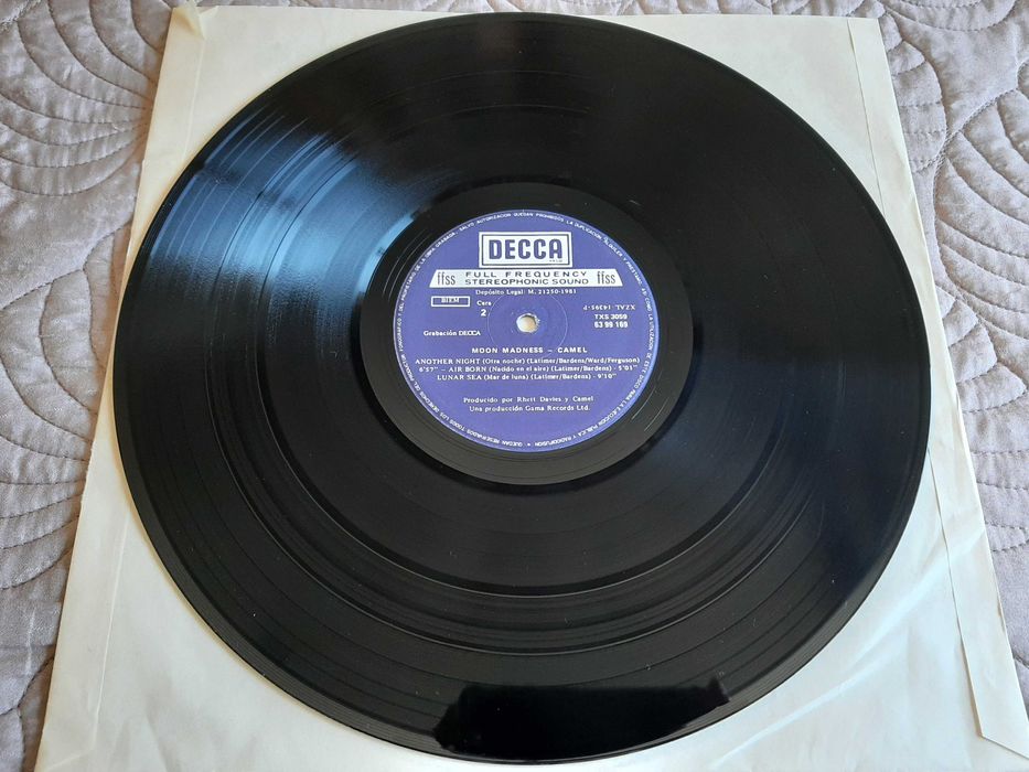 Camel - Moonmadness - Espanha - Vinil LP