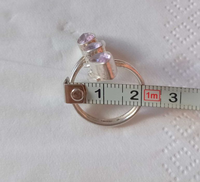 Conjunto em vidro cristal cor-de-rosa