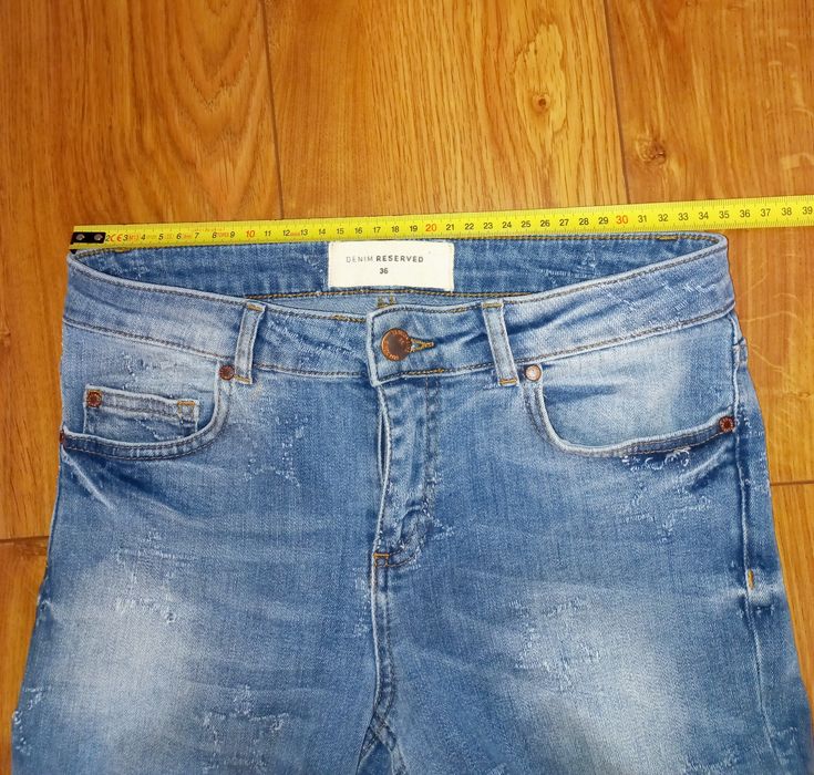 HM jeansy skinny 164 rurki spodnie jeansowe Reserved