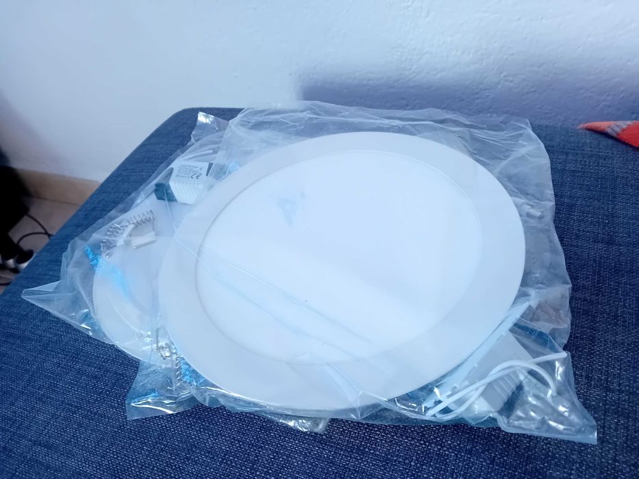 Painél Circular LED 18W 18mm Branco Frio 6000ºK