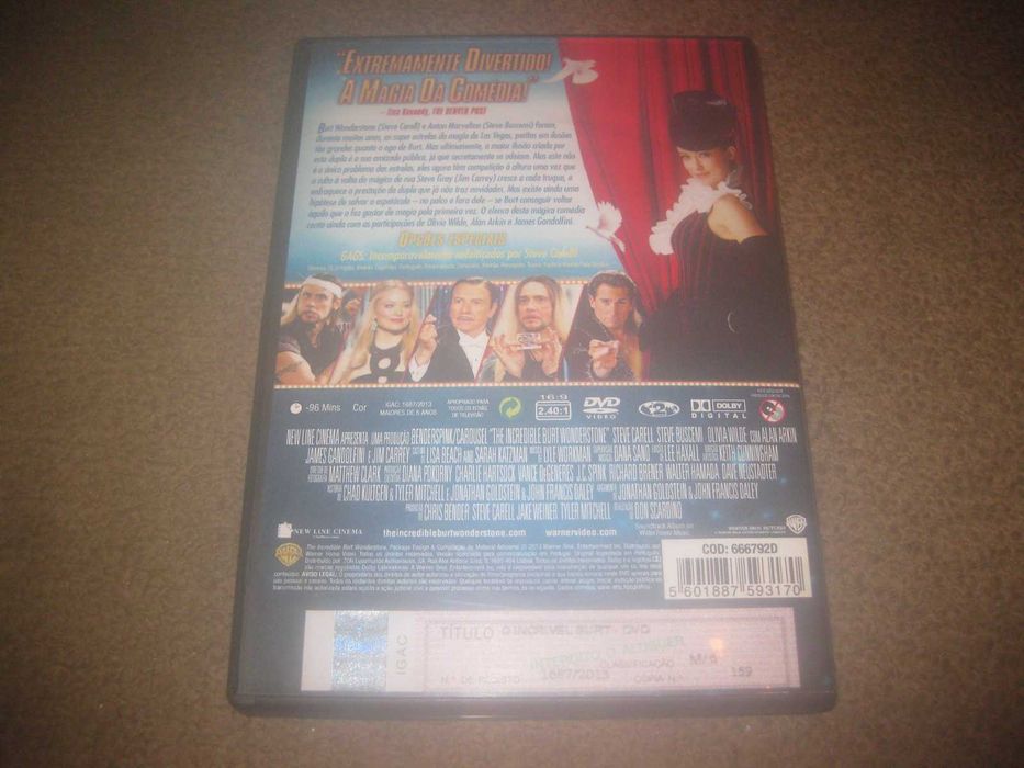 DVD "The Incredible Burt Wonderstone" starring Jim Carrey / Rare!64751014348289121