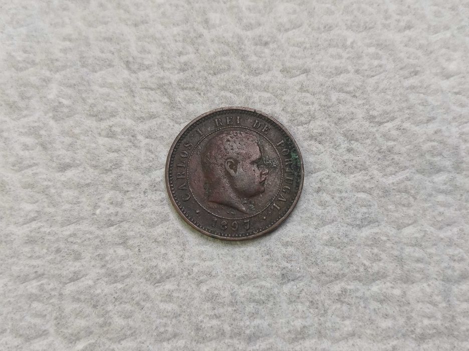 Moeda de 5 Reis 1897 - Boa Data