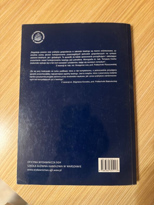 Leasing część 1 kierunki zmian regulacji prawnych Tomasz Cicirko