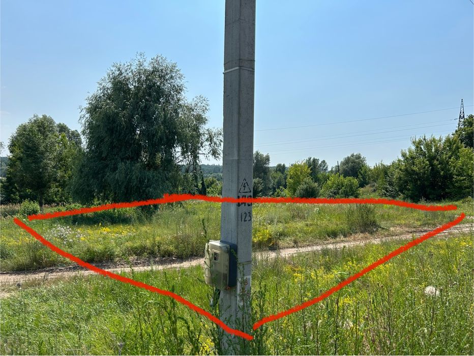 Перша лінія від водойми, ділянка під будівництво, можливий поділ